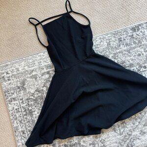 Backless Black Dress
